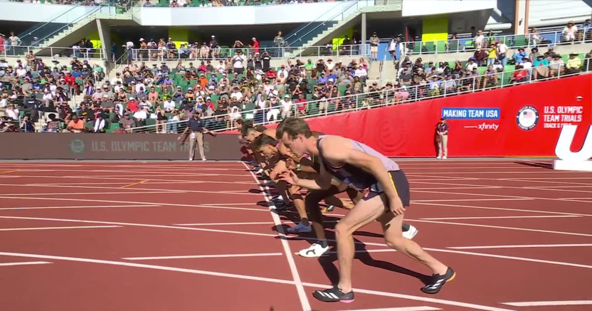 Team USA Cole Hocker, Yared Nugese and Hobbs Kessler Go 13 in the